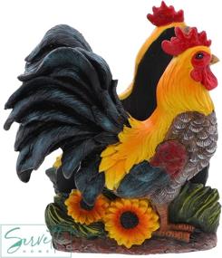 img 2 attached to Country Collection Servette Home Rooster