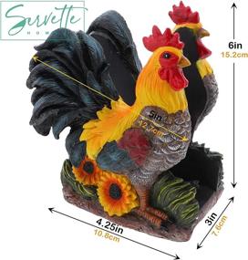 img 1 attached to Country Collection Servette Home Rooster