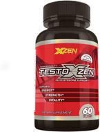 💪 xzen testoxzen testosterone booster - ultimate workout supplement for men - enhance strength, stamina, energy & vitality - optimal for muscle growth & recovery - 60 tablets logo