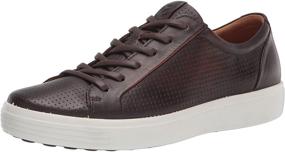 img 4 attached to ECCO Perforated Sneaker Black 12 12 5 Men's Shoes