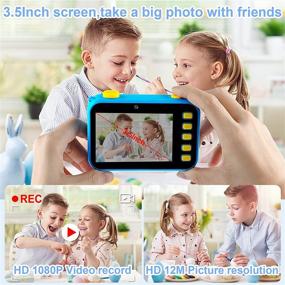 img 1 attached to 📸 Capture Memorable Moments with PROGRACE Camcorder: Ideal Gift for Christmas and Birthdays for Children