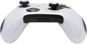 img 1 attached to 🎮 Enhanced Protection with Taifond Thicker Silicone Controller Covers for Xbox One – Includes Bonus Thumb Grip Caps (White)