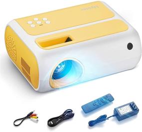 img 4 attached to 🎥 Uyole Mini Projector - Portable LED Pico Projector for Kids Cartoon, Ideal Kids Gift - Supports TV Stick, HDMI, AV, USB, Laptops - Perfect Outdoor Movie & Home Theater Experience