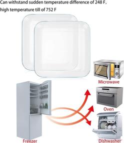 img 2 attached to Efficiently Serve with FOYO Basics Square Tempered Serving