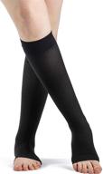 🧦 optimized for seo: sigvaris women’s dynaven open toe calf-high compression socks 20-30mmhg логотип