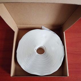 img 2 attached to 🔒 LLPT Butyl Seal Putty Tape White 1 Inch x 33 Feet: Ultimate Leak Proof Tape for RV Repairs, Window Glass, Boat Sealing, Roof, and Pipe Patching (WST233)