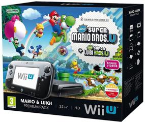 img 4 attached to Nintendo Wii U Black Premium Pack (32GB) Bundle with New Super Mario Bros.U and New Super Luigi U