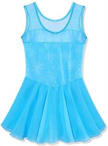 img 2 attached to BAOHULU Cerulean Girls' 👗 Clothing: Perfect Toddlers' Dancing Cosplay Attire