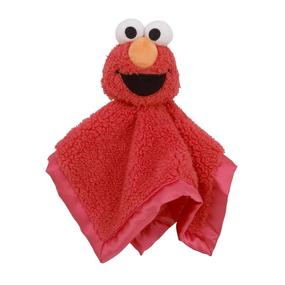 img 2 attached to 🧸 Одеяло-пелёнка Sesame Street Elmo: ультрамягкое ярко-красное плюшевое удобство и безопасность