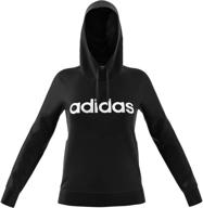 🧥 stay cozy and stylish with adidas women's essentials linear pullover hoodie! logo