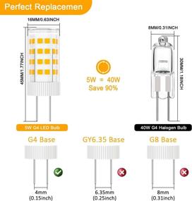 img 3 attached to Equivalent Halogen Bi Pin Energy Not Dimmable