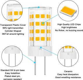 img 2 attached to Equivalent Halogen Bi Pin Energy Not Dimmable