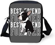 👜 dreamkai cute boston dog pattern teen messenger crossbody bags: small women shoulder sling wallets for phone credit card - casual purses logo