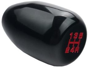 img 2 attached to 🚗 Dewhel Black Aluminum Manual Gearbox Shift Knob - 5 Speed M12x1.25 Screw-On