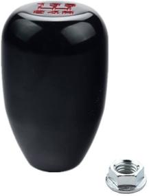 img 3 attached to 🚗 Dewhel Black Aluminum Manual Gearbox Shift Knob - 5 Speed M12x1.25 Screw-On