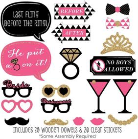 img 3 attached to 🎉 Bachelorette Party Photo Booth Props Kit - 20 Count for a Memorable Girls Night Out