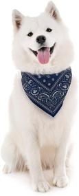 img 3 attached to 🐶 Genuine Fred Howligans Dog Bandana: Small, Navy - Versatile and Stylish Accessory for Your Precious Pooch