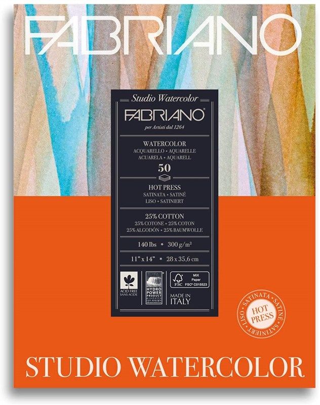 fabriano studio 11x14 300g shts 로고