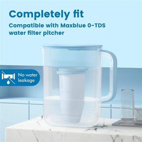 img 3 attached to 🚰 Maxblue MB-PF-08A Replacement Filters for ZeroWater Pitcher Filtration System MB-PT-08B, Zero 0 TDS, 6-Stage Filtration System (Pack of 3)