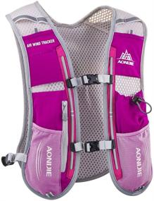 img 4 attached to AONIJIE 5L Hydration Vest Pack Backpack for Marathon Running Races