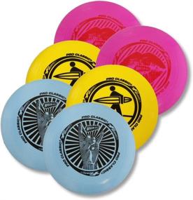 img 1 attached to 🥏 Wham-O Pro-Classic U-Flex Frisbee (6-Pack): Ultimate Playtime Fun!