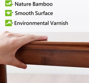 img 1 attached to 👞 Sobibo Shoe Rack Bench: Versatile Bamboo Entryway Organizer with 3 Tiers, Storage for Hallway, Living Room, Bedroom, Corridor - 31.5"(L) x11.2(W) x16.5(H)