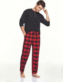 img 1 attached to 👖 CQR Men's Clothing: Flannel Brushed Bottoms with Convenient Pockets