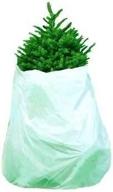 🎄 white xtra large heavy duty jumbo christmas tree removal bag and skirt - 144 x 90", 1.2 ml logo
