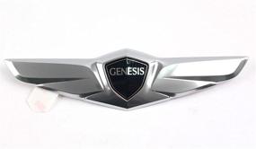 img 2 attached to 🚗 2015 Hyundai Genesis Sedan Wing Rear Trunk Emblem - Genuine and Compatible!