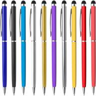 🖊 maeline 10-pack universal touch screen capacitive stylus with ink – bulk bundle for touch screens logo