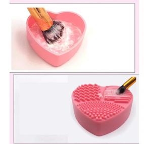 img 1 attached to Beaupretty Silicone Cosmetic Cleaning Scrubber