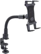 📱 arkon tab086-12 heavy duty tablet clamp mount: securely attach ipad pro, ipad air, galaxy note 10.1 with 12-inch flexible neck - retail black logo