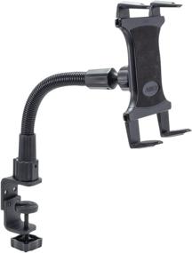 img 4 attached to 📱 Arkon TAB086-12 Heavy Duty Tablet Clamp Mount: Securely Attach iPad Pro, iPad Air, Galaxy Note 10.1 with 12-Inch Flexible Neck - Retail Black