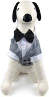 alfie pet - william tuxedo suit with classic black bow tie логотип