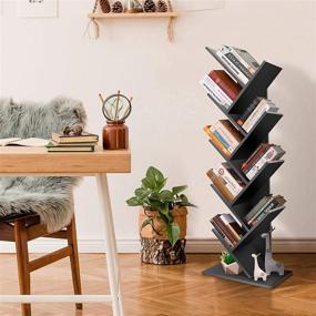 img 3 attached to KD ModySimble Bookshelf Artistic Space Saving Furniture