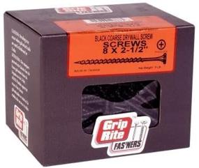 img 4 attached to 🔨 Grip Rite 212CDWS5 Pack Black: Reliable and Durable Fasteners with Enhanced Grip