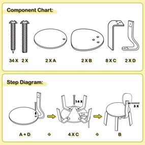 img 3 attached to 🪑 iPlay, iLearn 2-Piece Wooden Kids Chair Set - Natural Hardwood Giraffe & Frog Animal Chairs, Stackable Furniture for Toddlers, Boys, Girls - Perfect for Playroom, Nursery, Preschool, Kindergarten