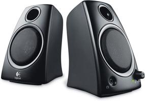 img 1 attached to Renewed Logitech Z130 Compact Computer Multimedia Speaker Set - 2-Piece 3.5mm Black