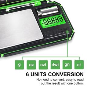 img 3 attached to 📏 Fuzion TU-X Digital Gram Scale, 200g/0.01g Portable Herb Scale with 6 Units for Personal Hobbies, Small Scale with 0.01 Gram Accuracy – Ideal for Measuring Jewelry, Food, Powder