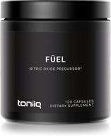 💪 fuel by toniiq - high-strength nitric oxide booster - powerful 3,000mg l-arginine & l-citrulline - enhanced with beet root nitrates - clinically proven velox blend - 120 veggie capsules logo