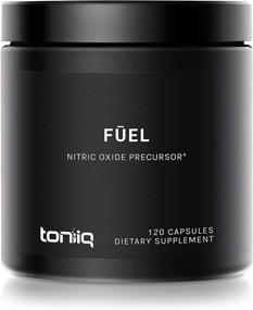 img 4 attached to 💪 Fuel by Toniiq - High-Strength Nitric Oxide Booster - Powerful 3,000mg L-Arginine & L-Citrulline - Enhanced with Beet Root Nitrates - Clinically Proven Velox Blend - 120 Veggie Capsules