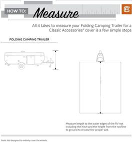 img 3 attached to Оптимизировано для SEO: Классический аксессуар для палаточного прицепа RV SkyShield, складывающийся чехол, длиной от 8 до 10 футов, шириной 88 дюймов, модель 1