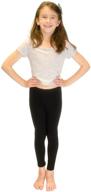 👖 vivians fashions long leggings: premium cotton girls' clothing for stylish leggings logo