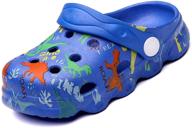 👶 cute cartoon animal garden shoes: lightweight boys girls clogs - slip-on sandals for infants, toddlers, and little kids logo