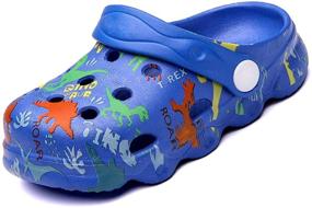 img 4 attached to 👶 Cute Cartoon Animal Garden Shoes: Lightweight Boys Girls Clogs - Slip-on Sandals for Infants, Toddlers, and Little Kids