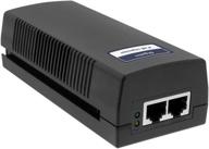 💡 bv-tech gigabit power over ethernet poe+ injector: 30w, 802.3af/at, plug & play, up to 100 meters (325 feet) logo