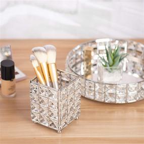 img 2 attached to Feyarl Crystal Cosmetics Organizer Container