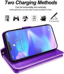 img 1 attached to Newseego Compatible IPhone 11 Pro Max Leather Case 6