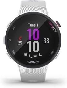 img 3 attached to 🏃 Оригинальные белые часы Garmin Forerunner 45s 39 мм с GPS для бега с удобными функциями, поддержкой бесплатного плана тренировок Garmin Coach