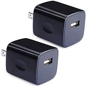 img 2 attached to 🔌 VectorTech USB Wall Charger Power Adapter (2-Pack) - Single Port Quick Charger Plug Cube for iPhone X, Samsung Galaxy, LG, HTC, Huawei, Moto, Kindle - 5V/1Amp